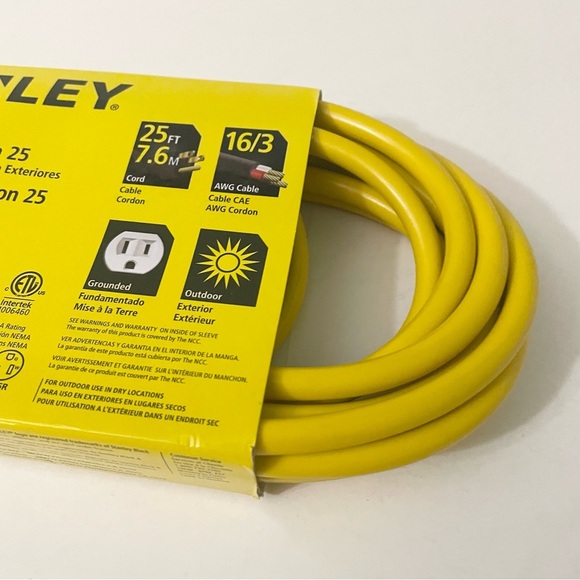 Stanley Power Cord 25 Foot Extension Cord - Picture 6 of 14